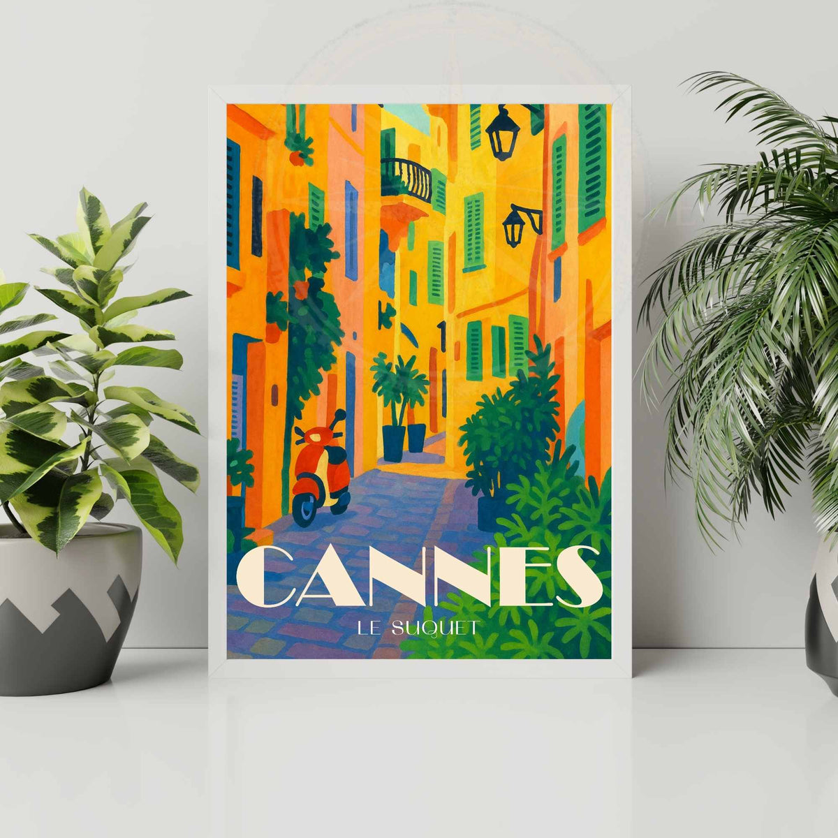 Affiche Cannes | Impression Cannes | Affiche France | Affiche Le Suquet