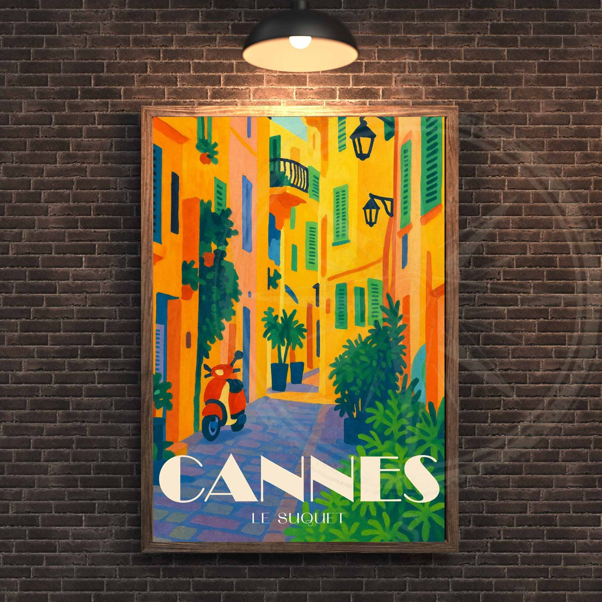 Affiche Cannes | Impression Cannes | Affiche France  | Affiche Le Suquet