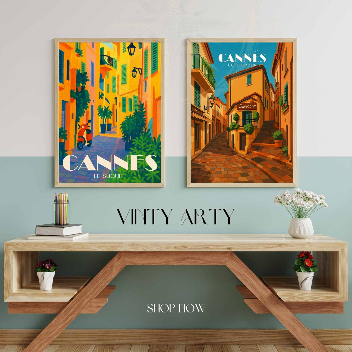 Affiche Cannes | Impression Cannes | Affiche France  | Affiche Le Suquet
